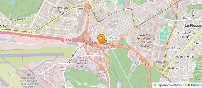 localisation de l'entreprise GBTP FRANCE à CLAMART