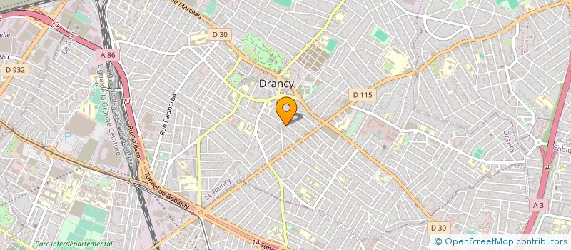 localisation de l'entreprise GBTR GENERAL BATIMENT TRAVAUX RENOVATION à DRANCY