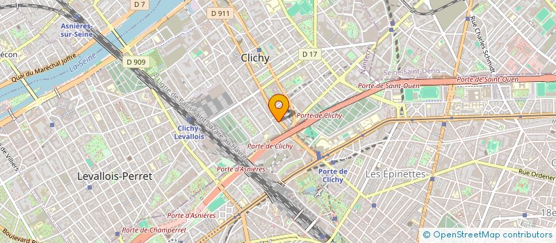 localisation de l'entreprise GBTW à CLICHY