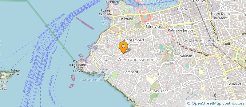 localisation de l'entreprise GBV  MARSEILLE