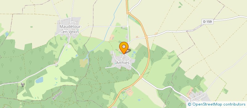 localisation de l'entreprise GBV  ARTHIES