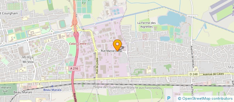 localisation de l'entreprise GBV TRACTION à CALAIS