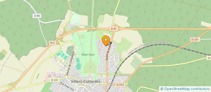 localisation de l'entreprise GBZ INSOLITES  VILLERS-COTTERETS