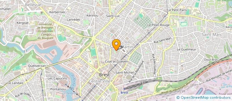 localisation de l'entreprise GC 21 à BREST