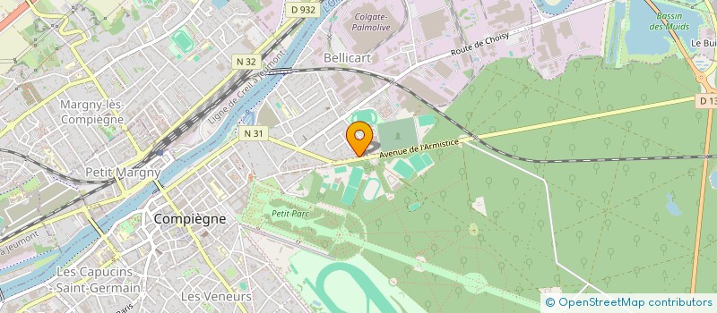 localisation de l'entreprise GC 421  COMPIEGNE