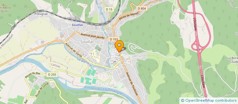 localisation de l'entreprise GC 46 SOUILLAC  MONDEVILLE