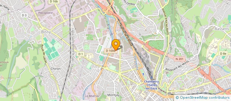 localisation de l'entreprise GC 73 à CHAMBERY