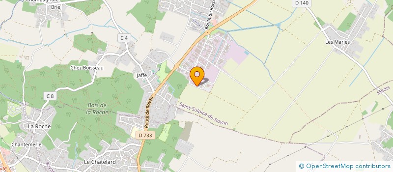 localisation de l'entreprise GC  SAINT-SULPICE-DE-ROYAN