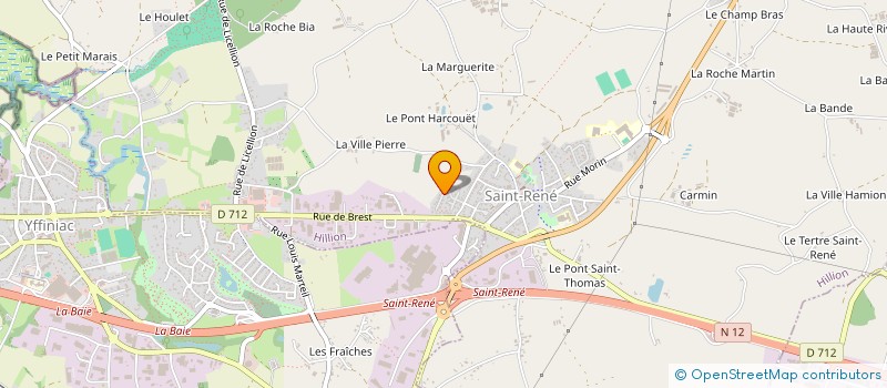 localisation de l'entreprise GC  HILLION