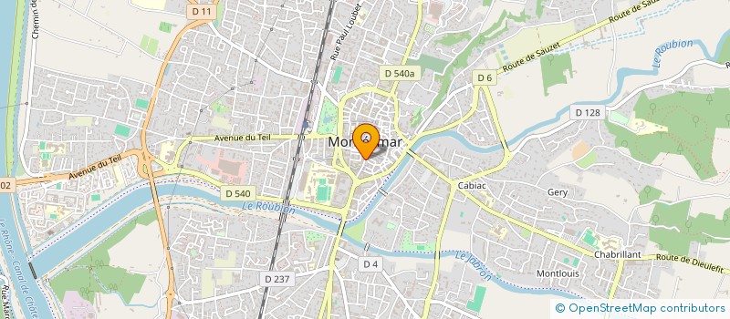 localisation de l'entreprise GC  MONTELIMAR