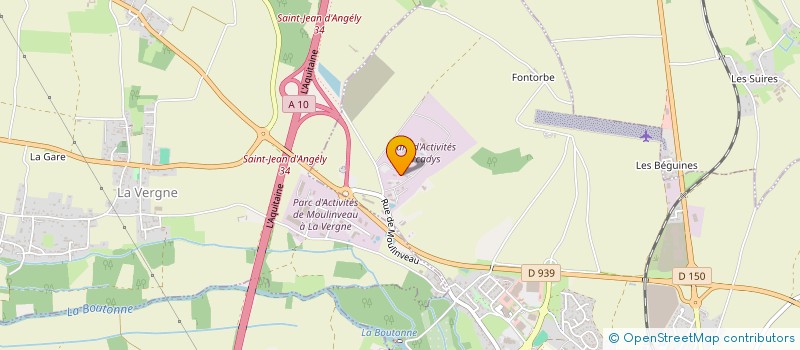 localisation de l'entreprise GC  ST JEAN D'ANGELY