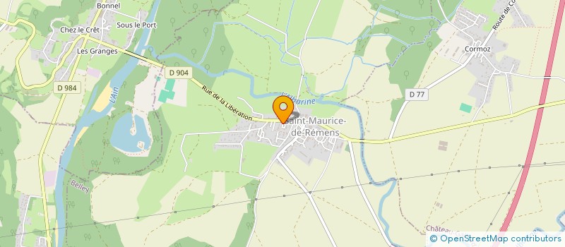 localisation de l'entreprise GC AERO  SAINT-MAURICE-DE-REMENS