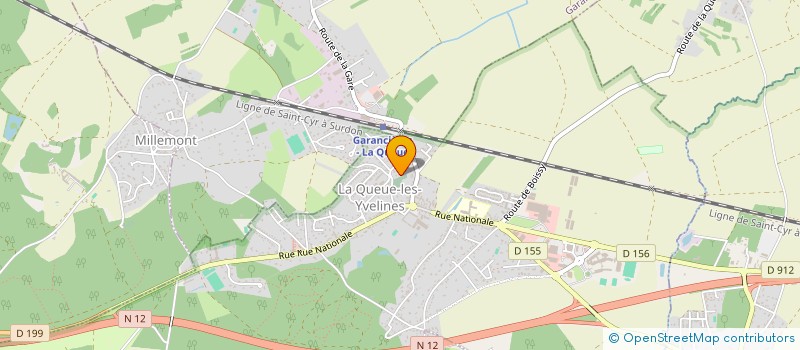 localisation de l'entreprise GC AGENT  LA QUEUE-LES-YVELINES