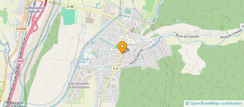 localisation de l'entreprise GC AUTO 04  ORAISON