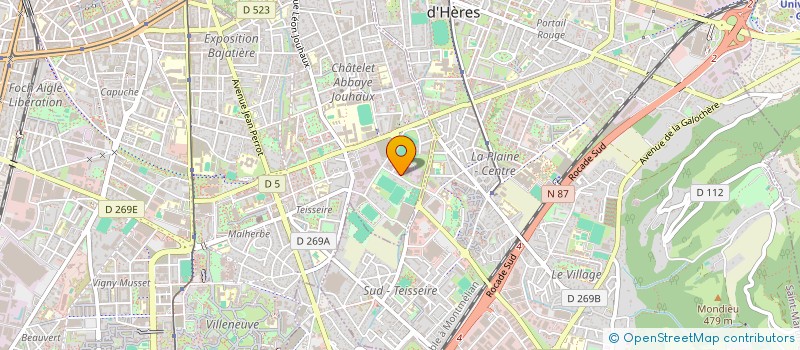 localisation de l'entreprise GC BATI  GRENOBLE