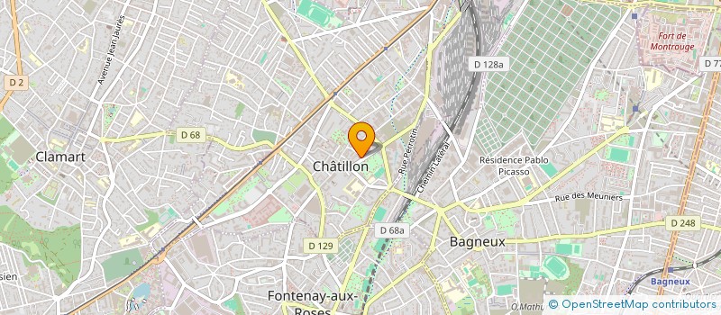 localisation de l'entreprise GC BATIMENT  CHATILLON