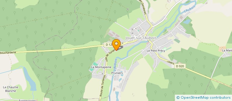 localisation de l'entreprise GC BENOIT  JOUET-SUR-L'AUBOIS