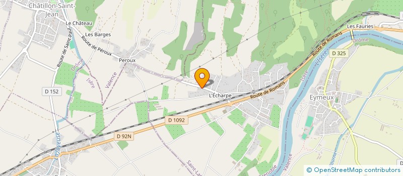 localisation de l'entreprise GC CHARPENTE  SAINT-LATTIER