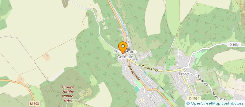 localisation de l'entreprise GC CHAUFFAGE SANITAIRE  ROZERIEULLES