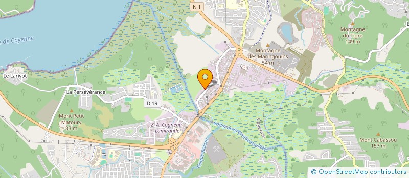 localisation de l'entreprise GC COMPETENCES  CAYENNE