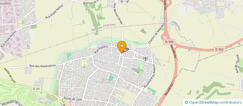 localisation de l'entreprise GC CONSEIL  CHASSIEU