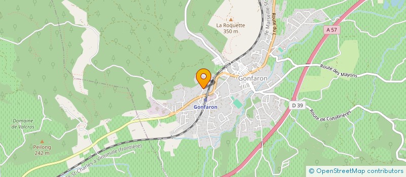 localisation de l'entreprise GC CONSULTING  GONFARON