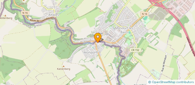 localisation de l'entreprise GC CONTENT  MONDORFF