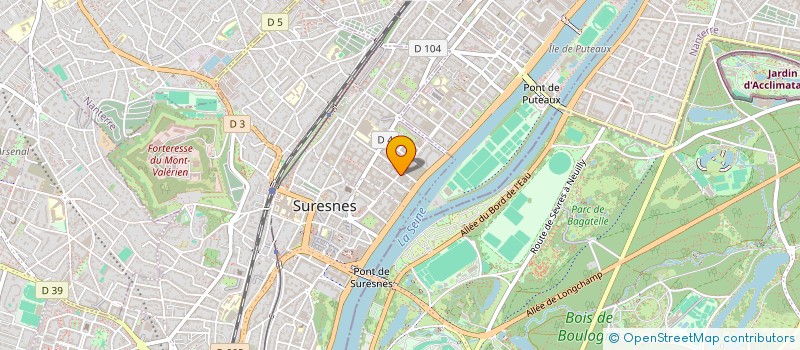 localisation de l'entreprise GC CORPORATE à SURESNES