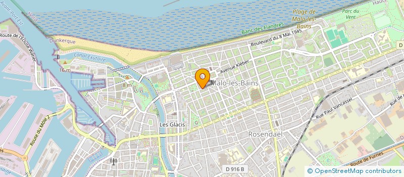 localisation de l'entreprise GC CUISINES à DUNKERQUE