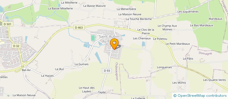 localisation de l'entreprise GC DECO  RETIERS