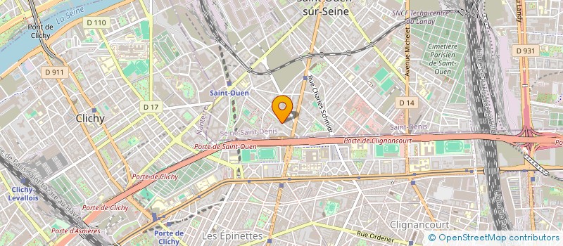 localisation de l'entreprise GC DECO  SAINT-OUEN-SUR-SEINE