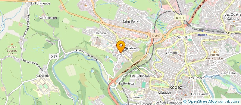 localisation de l'entreprise GC DESIGN AND ANIMATION STUDIO  RODEZ