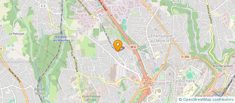 localisation de l'entreprise GC DEVELOPPEMENT  ECULLY