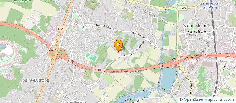 localisation de l'entreprise GC-EVENTS à LINAS