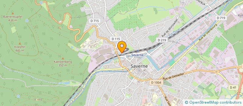 localisation de l'entreprise GC FERMETURES  WALDOLWISHEIM