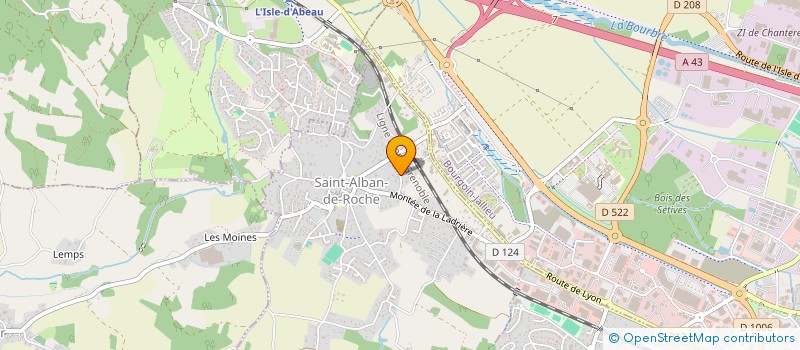 localisation de l'entreprise GC FINANCES  SAINT-ALBAN-DE-ROCHE