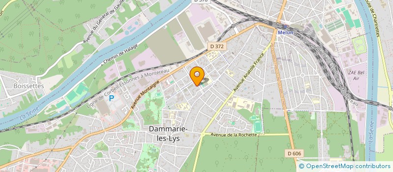 localisation de l'entreprise GC GROUP à DAMMARIE-LES-LYS