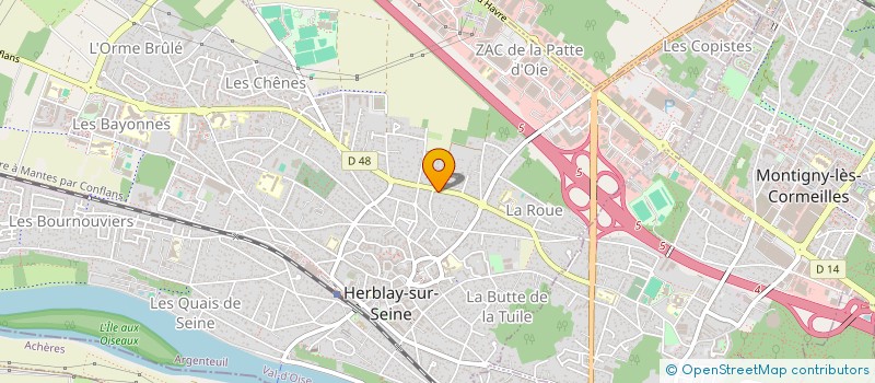 localisation de l'entreprise GC&H  HERBLAY-SUR-SEINE