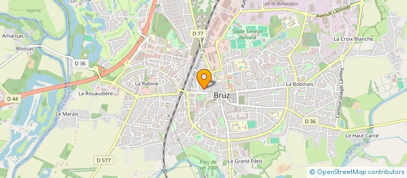 localisation de l'entreprise GC HA  BRUZ