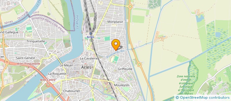 localisation de l'entreprise GC HABITAT à ARLES