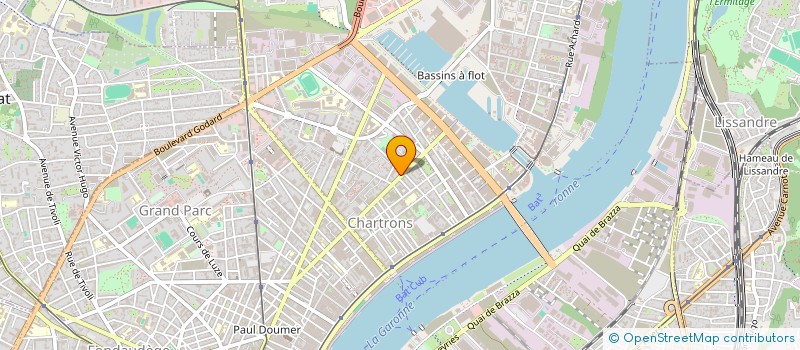 localisation de l'entreprise GC HOLDING à BORDEAUX