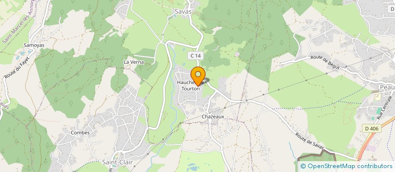 localisation de l'entreprise GC HOLDING à SAVAS