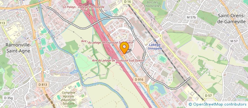 localisation de l'entreprise GC HOLDING  LABEGE