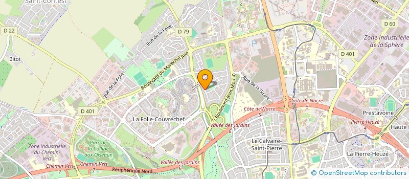 localisation de l'entreprise GC HOME STAGING à CAEN