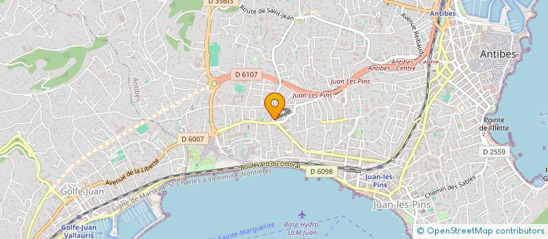localisation de l'entreprise GC HOSP à ANTIBES
