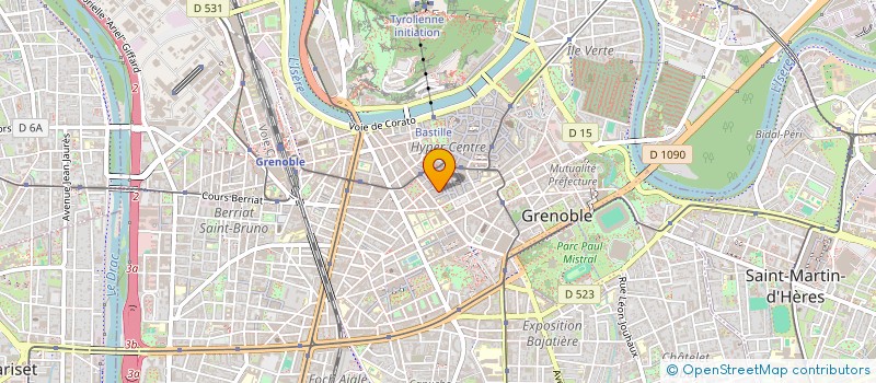 localisation de l'entreprise GC&I à GRENOBLE