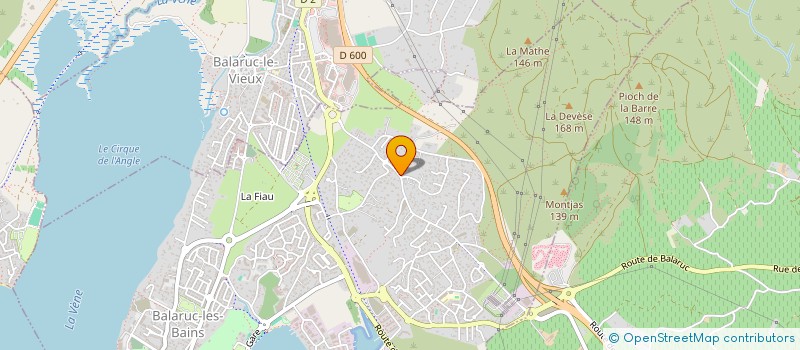 localisation de l'entreprise GC IMMO  BALARUC-LES-BAINS