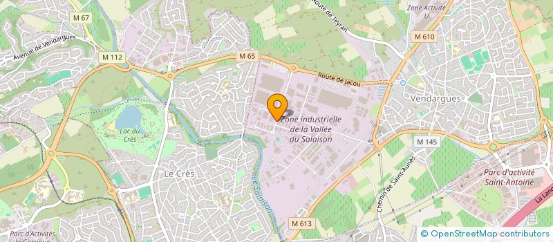 localisation de l'entreprise GC IMMO à VENDARGUES