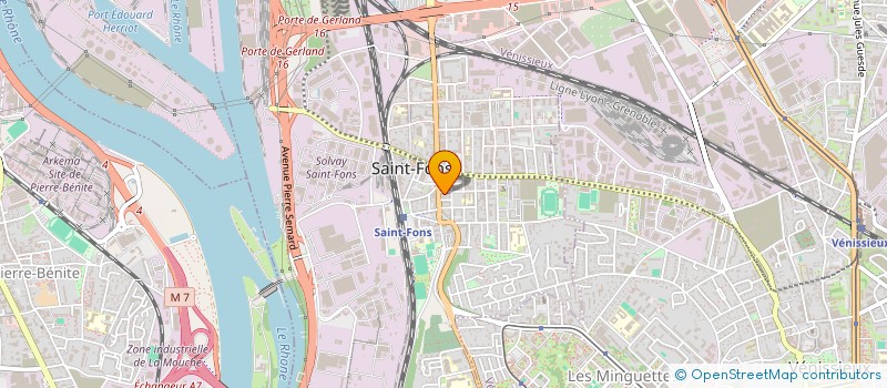 localisation de l'entreprise GC IMMO  SAINT-FONS