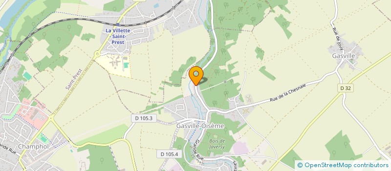 localisation de l'entreprise GC IMMO à GASVILLE-OISEME